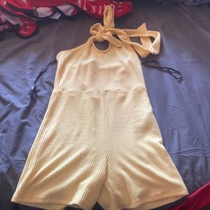 Yellow romper from forever 21